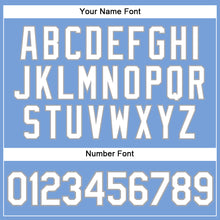 Load image into Gallery viewer, Custom Light Blue White-Gray Authentic Sleeveless Baseball Jersey