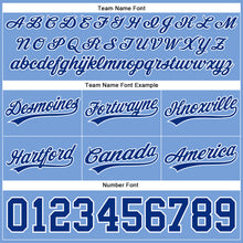 Load image into Gallery viewer, Custom Light Blue Royal-White Authentic Throwback Basketball Shorts