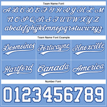 Load image into Gallery viewer, Custom Light Blue White-Royal Authentic Basketball Shorts