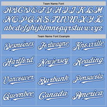 Load image into Gallery viewer, Custom Light Blue Royal-White Authentic Baseball Jersey