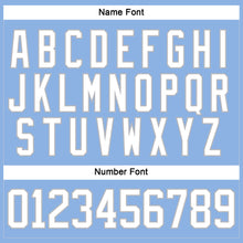 Load image into Gallery viewer, Custom Light Blue White-Gray Hockey Lace Neck Jersey