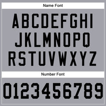 Load image into Gallery viewer, Custom Light Gray Black Mesh Authentic Football Jersey