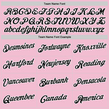 Load image into Gallery viewer, Custom Light Pink Black-White Authentic Throwback Basketball Jersey