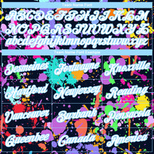 Load image into Gallery viewer, Custom Graffiti Pattern White-Light Blue Splashes 3D Long Sleeve Performance T-Shirt