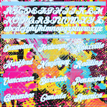 Load image into Gallery viewer, Custom Graffiti Pattern White-Light Blue Bright Psychedelic 3D Long Sleeve Performance T-Shirt