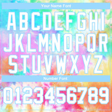 Load image into Gallery viewer, Custom Tie Dye White-Light Blue Rainbow 3D Long Sleeve Performance T-Shirt