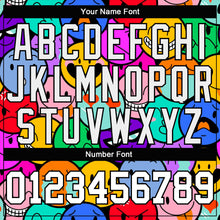 Load image into Gallery viewer, Custom Colorful White-Black Emoji 3D Pattern Long Sleeve Performance T-Shirt