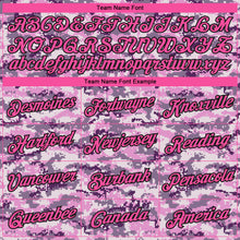 Load image into Gallery viewer, Custom Camo Pink-Black Salute To Service Long Sleeve Performance T-Shirt