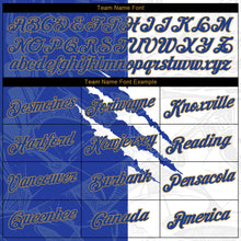 Load image into Gallery viewer, Custom Graffiti Pattern Royal-Old Gold Scratch 3D Long Sleeve Performance T-Shirt