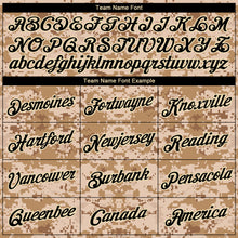 Load image into Gallery viewer, Custom Camo Black-Cream Salute To Service Long Sleeve Performance T-Shirt