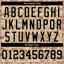 Load image into Gallery viewer, Custom Camo Black-Cream Salute To Service Long Sleeve Performance T-Shirt