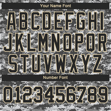 Load image into Gallery viewer, Custom Camo Black-Cream Salute To Service Long Sleeve Performance T-Shirt