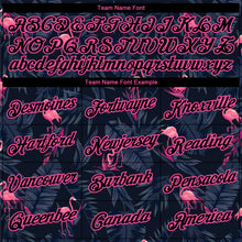 Load image into Gallery viewer, Custom Black Black-Pink Flamingo 3D Pattern Long Sleeve Performance T-Shirt