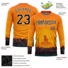 Load image into Gallery viewer, Custom 3D Pattern Halloween Horror Night Long Sleeve Performance T-Shirt