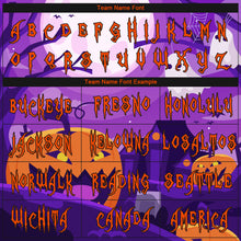 Load image into Gallery viewer, Custom 3D Pattern Halloween Pumpkins Horror Night Long Sleeve Performance T-Shirt