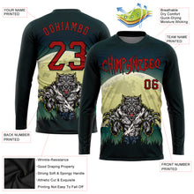 Load image into Gallery viewer, Custom 3D Pattern Halloween Trick Treat Horror Night Long Sleeve Performance T-Shirt