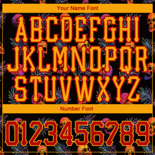 Load image into Gallery viewer, Custom 3D Pattern Halloween Skulls And Palm Leaves Long Sleeve Performance T-Shirt