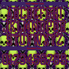 Load image into Gallery viewer, Custom 3D Pattern Halloween Skulls Long Sleeve Performance T-Shirt