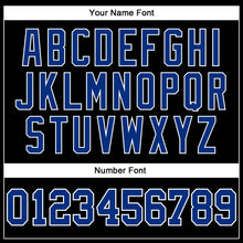 Load image into Gallery viewer, Custom Black Royal Red-White Long Sleeve Performance T-Shirt