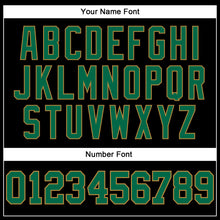 Load image into Gallery viewer, Custom Black Kelly Green-Old Gold Long Sleeve Performance T-Shirt