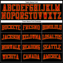 Load image into Gallery viewer, Custom Black Red-Gold Long Sleeve Performance T-Shirt