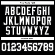 Load image into Gallery viewer, Custom Black White-Gray Long Sleeve Performance T-Shirt