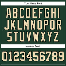 Load image into Gallery viewer, Custom Green Cream-Black Long Sleeve Performance T-Shirt