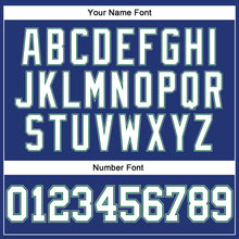 Load image into Gallery viewer, Custom Royal White Kelly Green-Gray Long Sleeve Performance T-Shirt