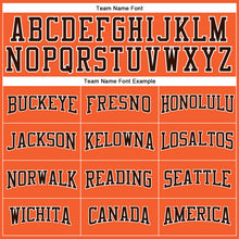 Load image into Gallery viewer, Custom Orange Brown-White Long Sleeve Performance T-Shirt