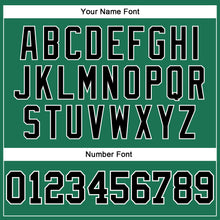 Load image into Gallery viewer, Custom Kelly Green Black-White Long Sleeve Performance Salute To Service T-Shirt