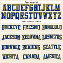 Load image into Gallery viewer, Custom Cream Royal-Gold Long Sleeve Performance T-Shirt