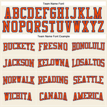 Load image into Gallery viewer, Custom Cream Orange-Royal Long Sleeve Performance T-Shirt