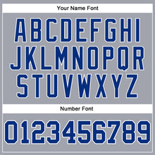 Load image into Gallery viewer, Custom Gray Royal-White Long Sleeve Performance T-Shirt