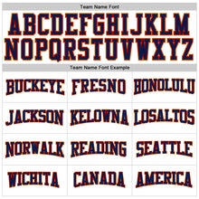 Load image into Gallery viewer, Custom White Navy Red-Old Gold Long Sleeve Performance T-Shirt