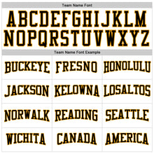 Load image into Gallery viewer, Custom White Black-Gold Long Sleeve Performance T-Shirt