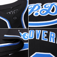 Load image into Gallery viewer, Custom Black Royal-White Authentic Baseball Jersey