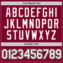 Load image into Gallery viewer, Custom Maroon Black-Gray Authentic Throwback Baseball Jersey