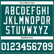 Load image into Gallery viewer, Custom Midnight Green White Authentic Baseball Jersey