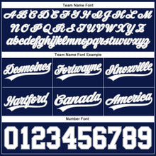 Load image into Gallery viewer, Custom Navy White-Gray Authentic Basketball Shorts