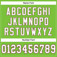 Load image into Gallery viewer, Custom Neon Green White-Burgundy Mesh Authentic Football Jersey