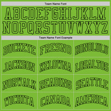 Load image into Gallery viewer, Custom Neon Green Neon Green-Black Authentic Basketball Jersey