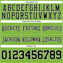 Load image into Gallery viewer, Custom Stitched Neon Green Black-White Football Pullover Sweatshirt Hoodie