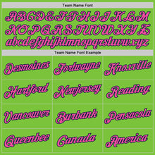 Load image into Gallery viewer, Custom Neon Green Pink-Navy Performance T-Shirt