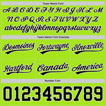 Load image into Gallery viewer, Custom Neon Green Black-White Authentic Throwback Basketball Shorts