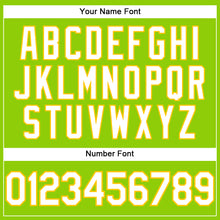 Load image into Gallery viewer, Custom Neon Green White-Yellow Performance T-Shirt