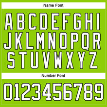 Load image into Gallery viewer, Custom Neon Green White-Black Hockey Lace Neck Jersey