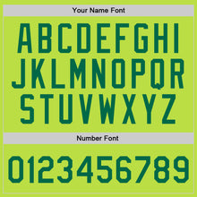 Load image into Gallery viewer, Custom Neon Green Kelly Green-White Authentic Throwback Basketball Jersey