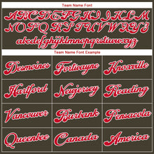 Load image into Gallery viewer, Custom Olive Red-White Authentic Throwback Salute To Service Basketball Jersey