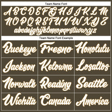 Load image into Gallery viewer, Custom Olive White-Old Gold Authentic Salute To Service Baseball Jersey