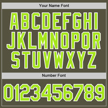 Load image into Gallery viewer, Custom Olive Neon Green-White Performance Salute To Service T-Shirt